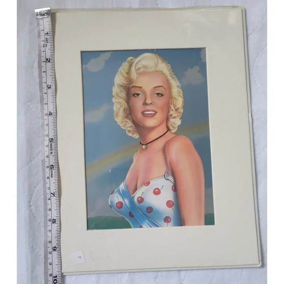 MARILYN MONROE LITHO MONTE DOLACK 1982 - Picture 8 of 10